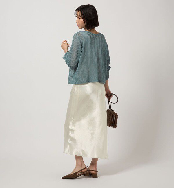 UNITED ARROWS green label relaxing「サテン キャミソール ワンピース」|ワンピース|