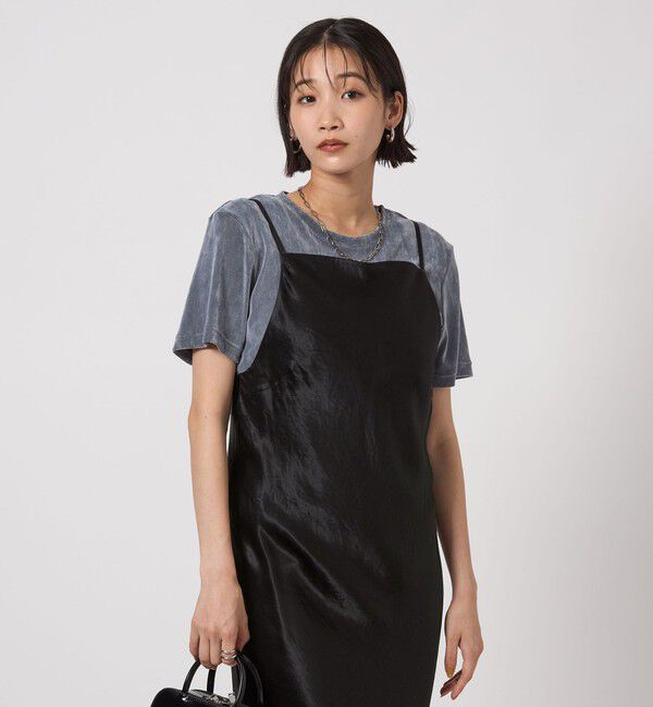UNITED ARROWS green label relaxing「サテン キャミソール ワンピース」|ワンピース|