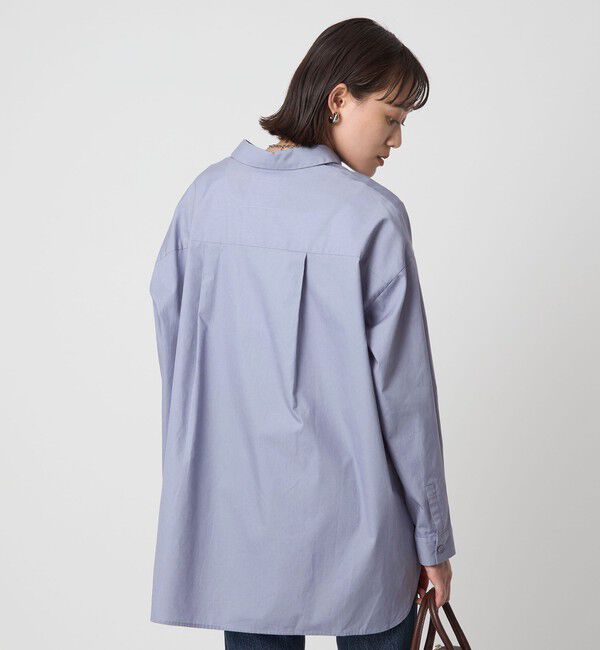 UNITED ARROWS green label relaxing「＜To b. by agnes b.コラボ＞エンブロイダリー オーバーサイズ シャツ」|シャツ・ブラウス|