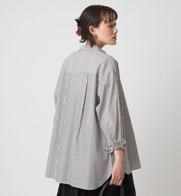 UNITED ARROWS green label relaxing「＜To b. by agnes b.コラボ＞エンブロイダリー オーバーサイズ シャツ」|シャツ・ブラウス|