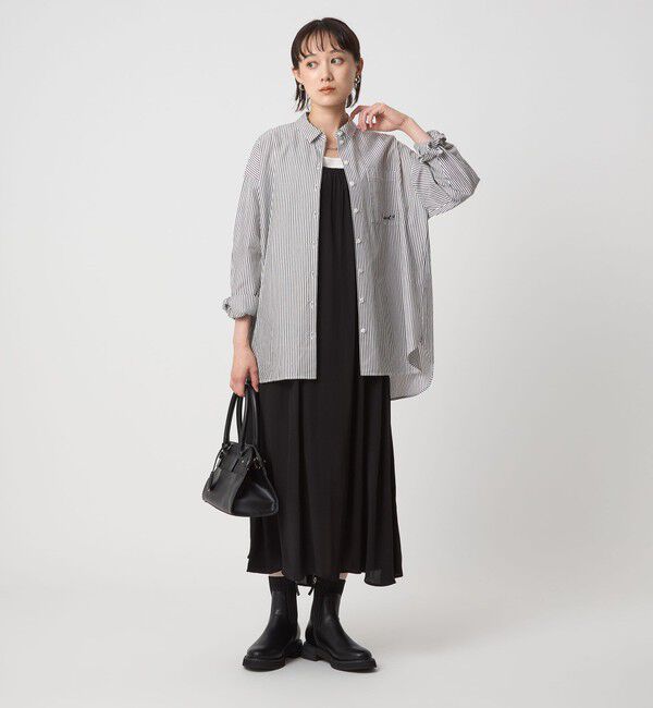 UNITED ARROWS green label relaxing「＜To b. by agnes b.コラボ＞エンブロイダリー オーバーサイズ シャツ」|シャツ・ブラウス|