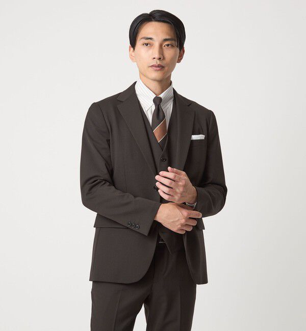 UNITED ARROWS green label relaxing「コットン ピンストライプ タブカラー ドレスシャツ -イージーアイロン-」|シャツ・ブラウス|