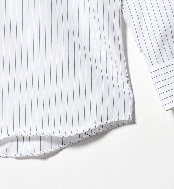 UNITED ARROWS green label relaxing「コットン ピンストライプ タブカラー ドレスシャツ -イージーアイロン-」|シャツ・ブラウス|