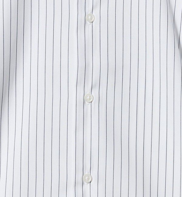 UNITED ARROWS green label relaxing「コットン ピンストライプ タブカラー ドレスシャツ -イージーアイロン-」|シャツ・ブラウス|