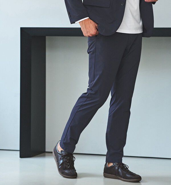 UNITED ARROWS green label relaxing「【WEB限定】JUST fit ナイロン PU ナロー セットアップ -2Wayストレッチ-」|テーラードジャケット|