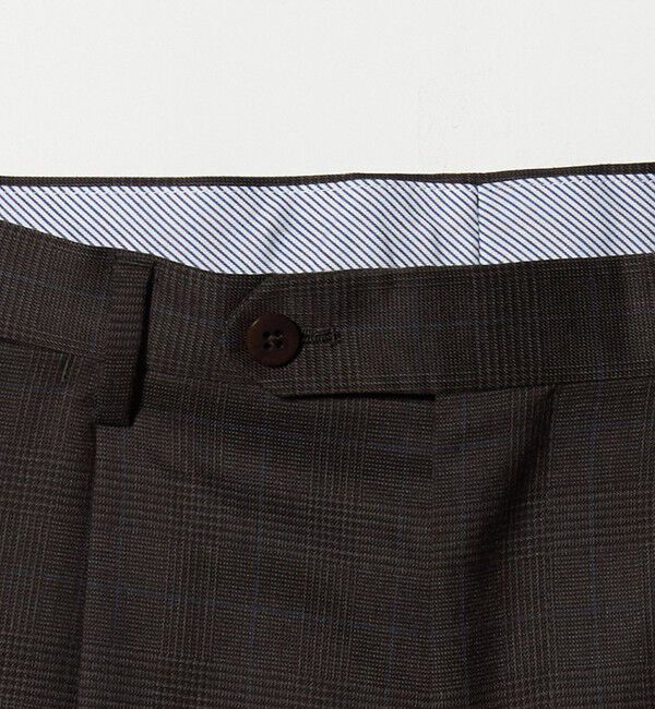 UNITED ARROWS green label relaxing「REDA グレンチェック HX 1プリーツ スーツパンツ」|スーツ|