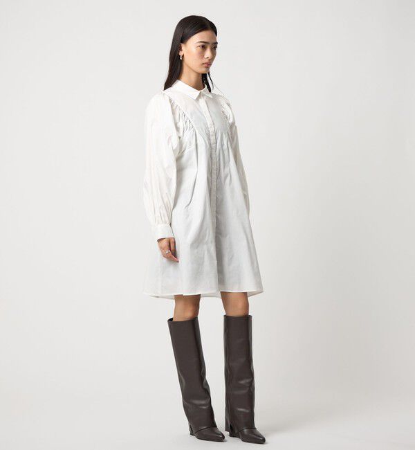 EMMEL REFINES「＜EMMEL REFINES＞EM ミニシャツ ワンピース」|ワンピース|