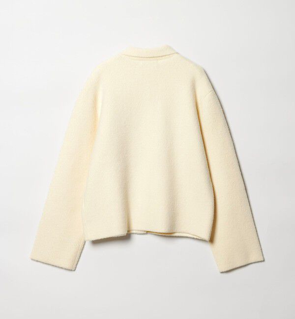 EMMEL REFINES「＜EMMEL REFINES＞EM セッケツ フェザーヤーン エリツキ カーディガン」|カーディガン|