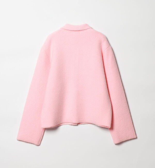 EMMEL REFINES「＜EMMEL REFINES＞EM セッケツ フェザーヤーン エリツキ カーディガン」|カーディガン|