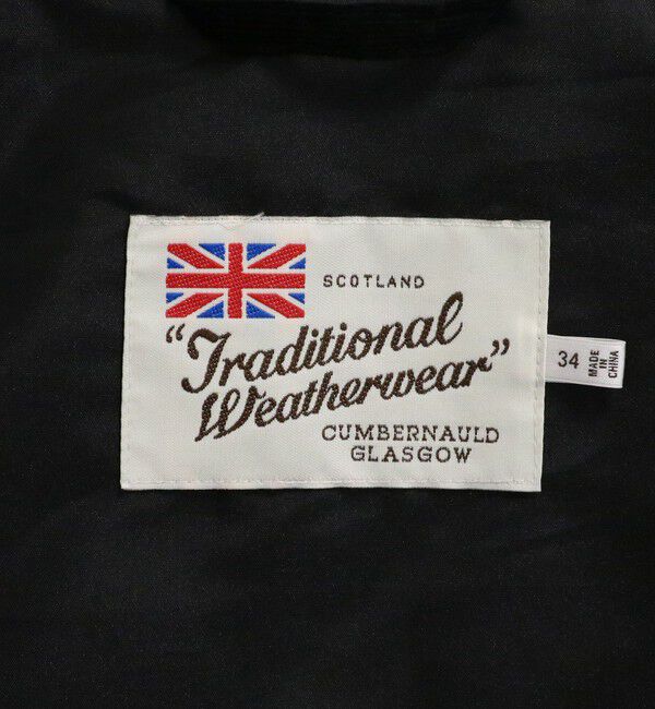 UNITED ARROWS green label relaxing「【別注】＜Traditional Weatherwear＞ARKLEY Aライン キルティング ショート コート」|ノーカラーコート|