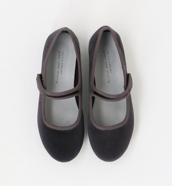 UNITED ARROWS green label relaxing「ストラップ フラットシューズ  / キッズ  17cm-23cm」|バレエシューズ|DK.GRAY