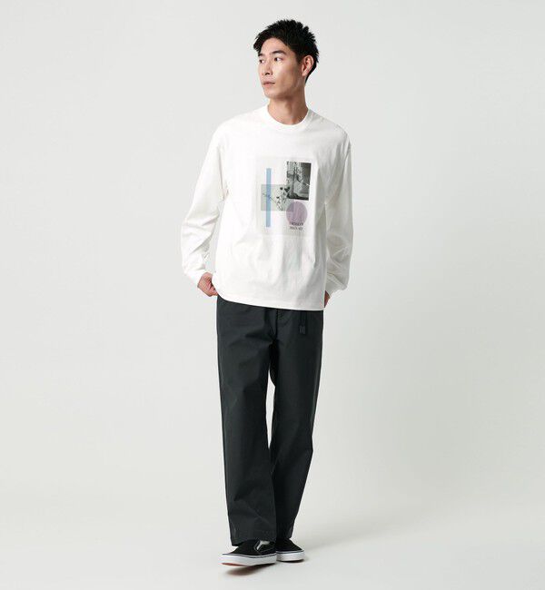 UNITED ARROWS green label relaxing「＜Phospho Graphica＞グラフィック ロングスリーブ Tシャツ」|Tシャツ・カットソー|