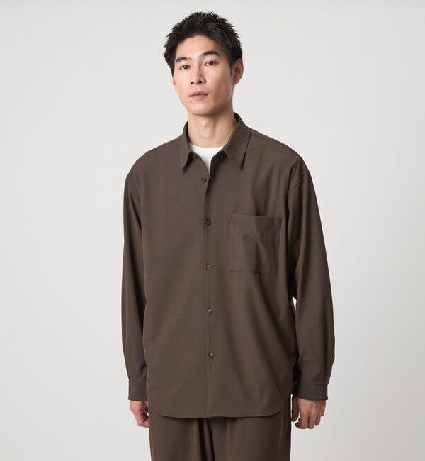 UNITED ARROWS green label relaxing「FREELITCH ボックス レギュラーカラー シャツ -ストレッチ-」|シャツ・ブラウス|