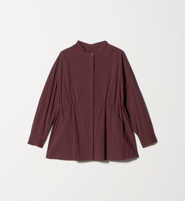 UNITED ARROWS green label relaxing「ウエスト ギャザー ハオリ ロングスリーブ シャツ」|シャツ・ブラウス|