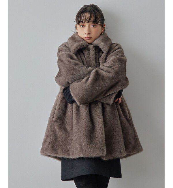 EMMEL REFINES「＜EMMEL REFINES＞EM フェイクファー ミディアム コート」|その他|