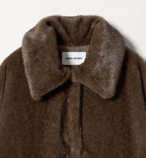 EMMEL REFINES「＜EMMEL REFINES＞EM フェイクファー ミディアム コート」|その他|