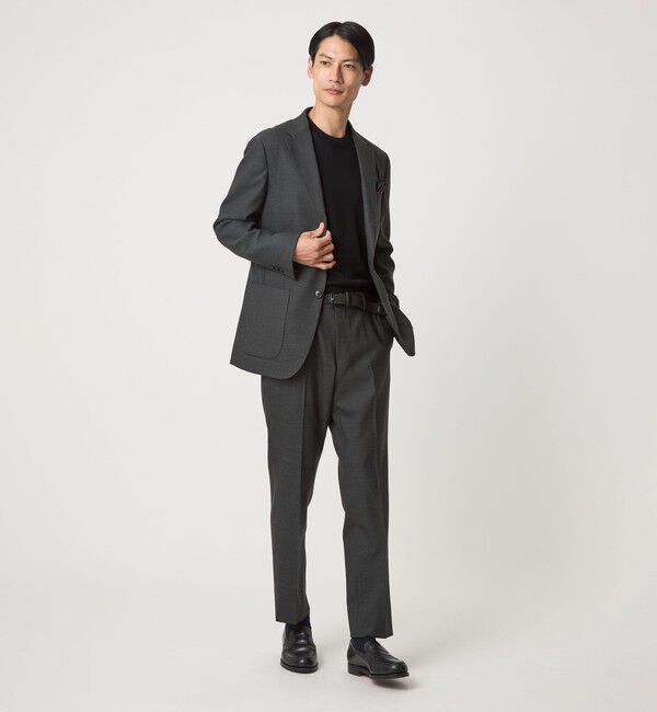 UNITED ARROWS green label relaxing「Super 120's ハイゲージ クルーネック ニット」|ニット・セーター|