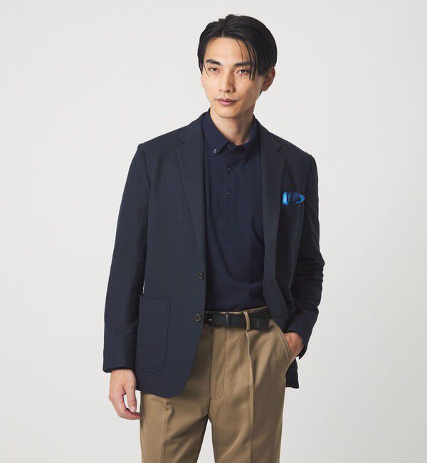 UNITED ARROWS green label relaxing「M/DY ボタンダウン 長袖 ポロシャツ」|ポロシャツ|