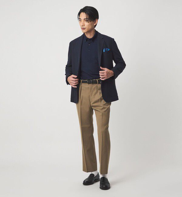 UNITED ARROWS green label relaxing「M/DY ボタンダウン 長袖 ポロシャツ」|ポロシャツ|