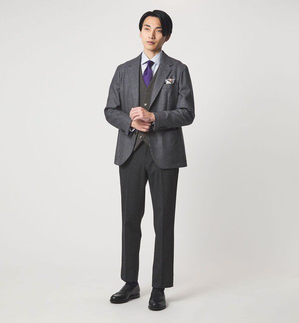 UNITED ARROWS green label relaxing「＜gim＞25F H/MLN ニット ジレ ベスト -ウォッシャブル-」|ベスト・ジレ|