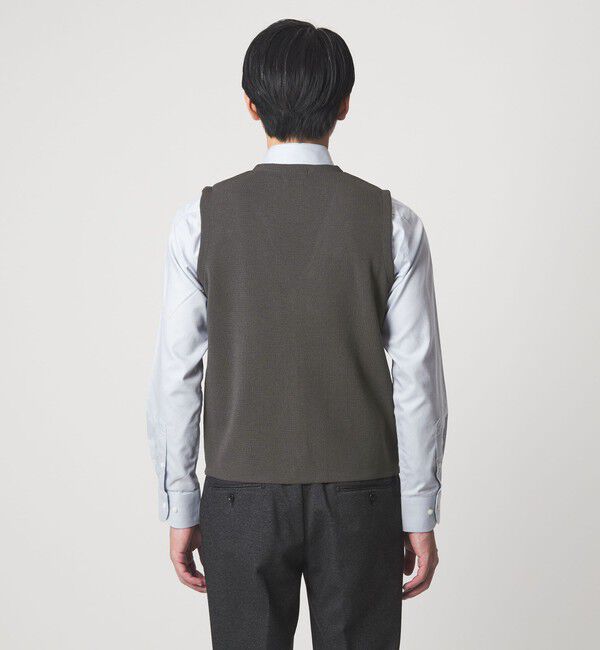 UNITED ARROWS green label relaxing「＜gim＞25F H/MLN ニット ジレ ベスト -ウォッシャブル-」|ベスト・ジレ|
