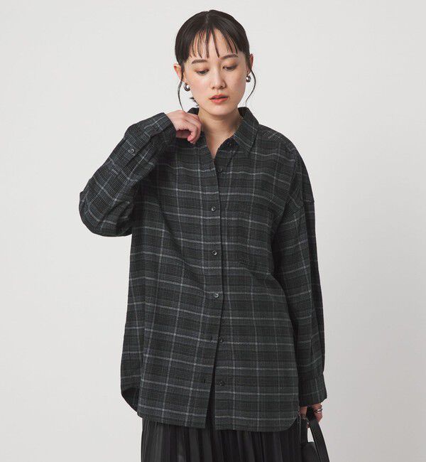 UNITED ARROWS green label relaxing「コットン ネル チェック シャツ」|シャツ・ブラウス|