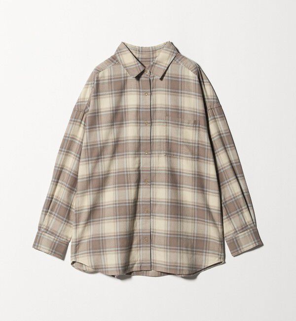 UNITED ARROWS green label relaxing「コットン ネル チェック シャツ」|シャツ・ブラウス|