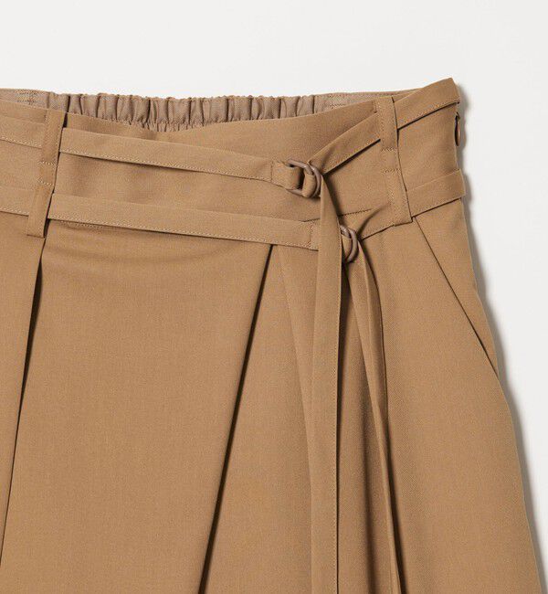 EMMEL REFINES「＜EMMEL REFINES＞EM ダブルベルト ラップライク パンツ」|チノ|