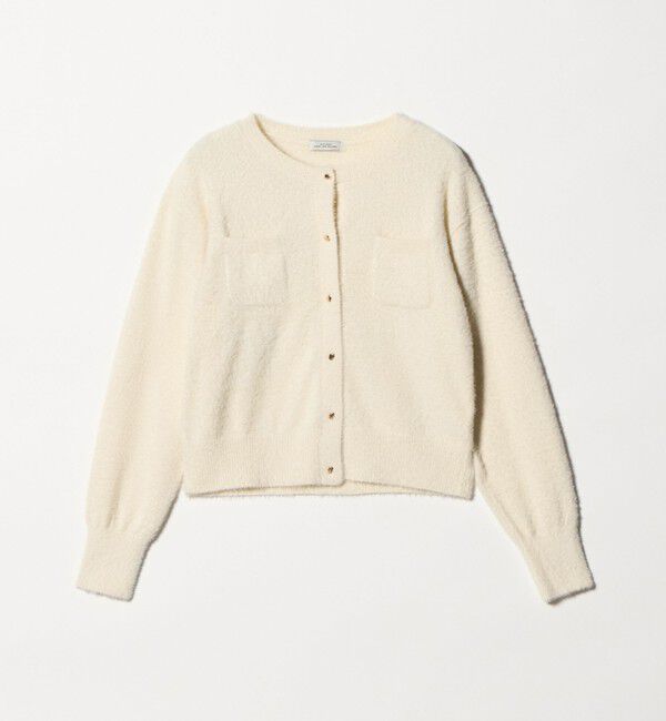 UNITED ARROWS green label relaxing「フラッフ フェザーヤーン ゴールドカラーボタン ニット カーディガン」|カーディガン|