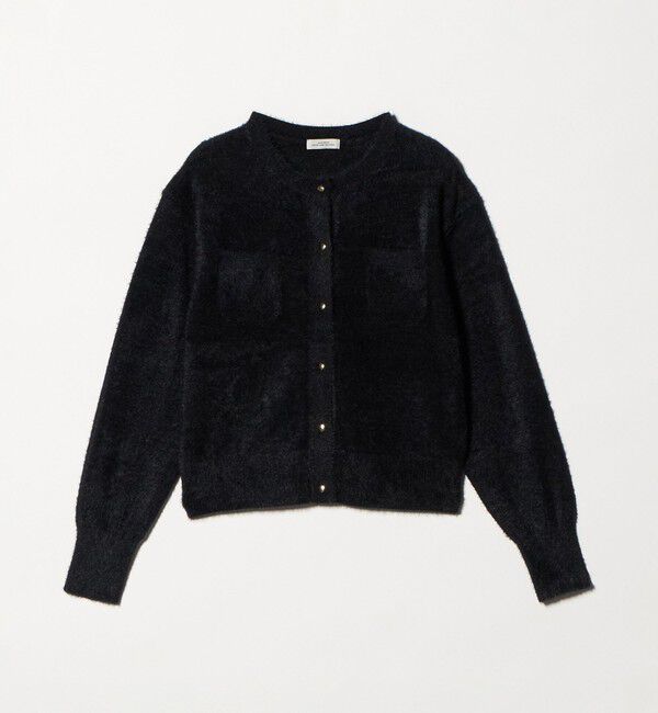 UNITED ARROWS green label relaxing「フラッフ フェザーヤーン ゴールドカラーボタン ニット カーディガン」|カーディガン|