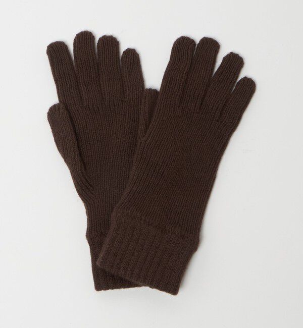 UNITED ARROWS green label relaxing「【別注】＜Johnstons of Elgin＞GLR ウールカシミヤ リブ グローブ」|手袋|