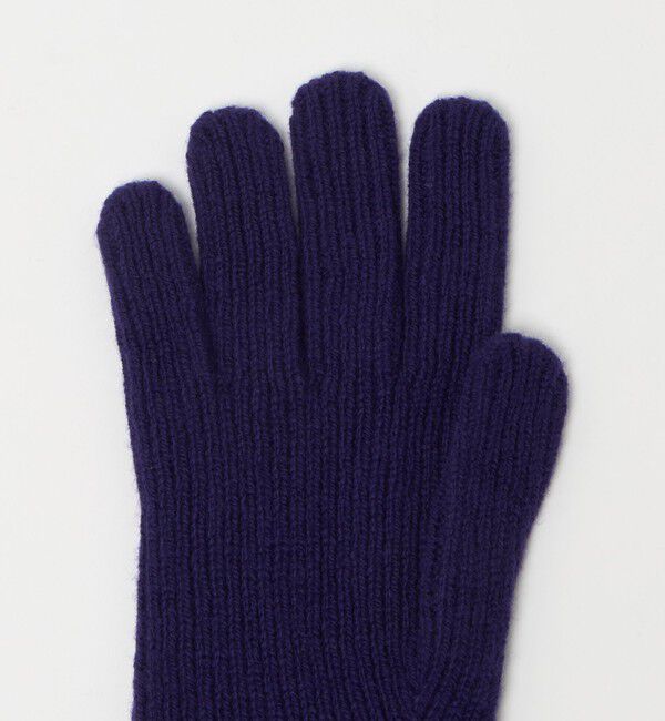 UNITED ARROWS green label relaxing「【別注】＜Johnstons of Elgin＞GLR ウールカシミヤ リブ グローブ」|手袋|