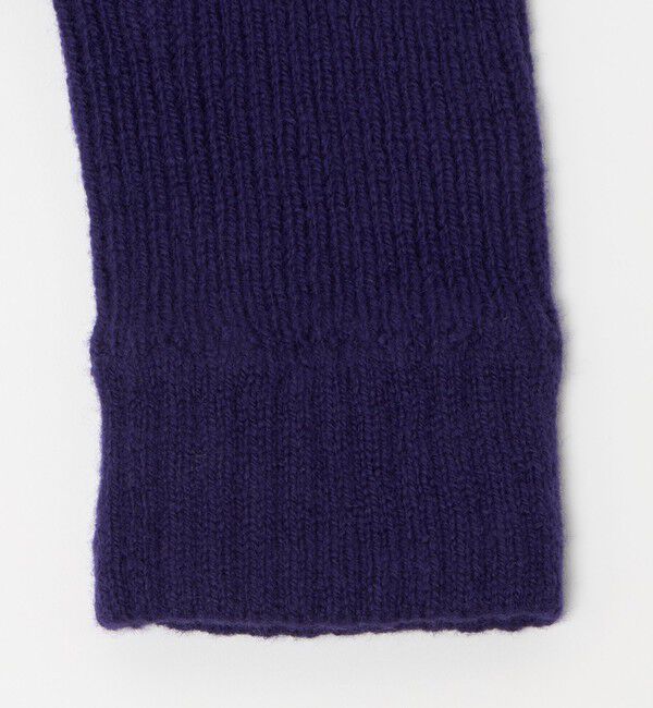 UNITED ARROWS green label relaxing「【別注】＜Johnstons of Elgin＞GLR ウールカシミヤ リブ グローブ」|手袋|