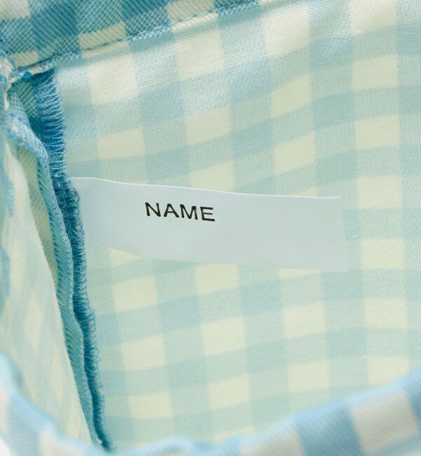 UNITED ARROWS green label relaxing「巾着バッグ（小）（ギンガム） / キッズ」|その他|