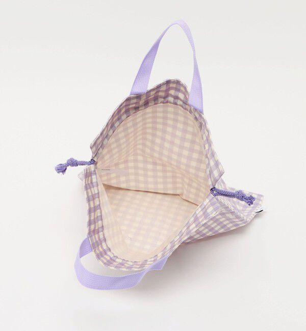 UNITED ARROWS green label relaxing「巾着バッグ（大）（ギンガム） / キッズ」|その他|