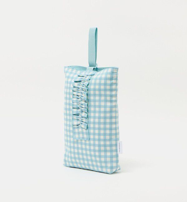 UNITED ARROWS green label relaxing「シューズバッグ（ギンガム） / キッズ」|トートバッグ|