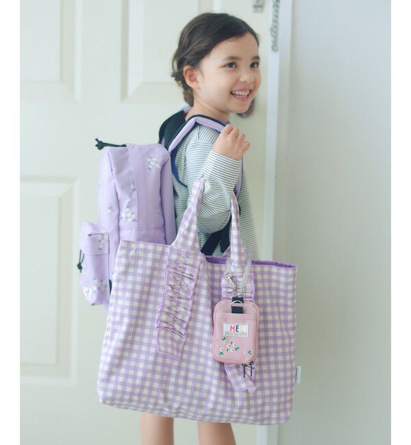 UNITED ARROWS green label relaxing「レッスントート（ギンガム） / キッズ  」|トートバッグ|