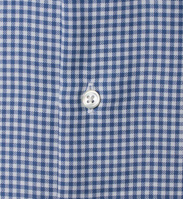 UNITED ARROWS green label relaxing「エブリット コットンオックス ギンガムチェック スナップ ボタンダウン シャツ -イージーアイロン-」|シャツ・ブラウス|
