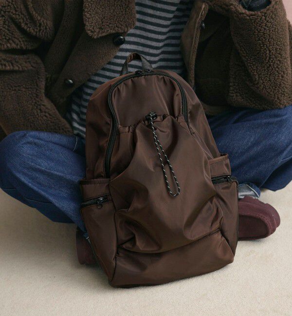 BEAUTY&YOUTH UNITED ARROWS「ドロストポケット リュック」|リュック|DK.BROWN