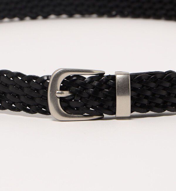 ATTISESSION「＜ATTISESSION＞レザー メッシュ ダブル ベルト」|ベルト|