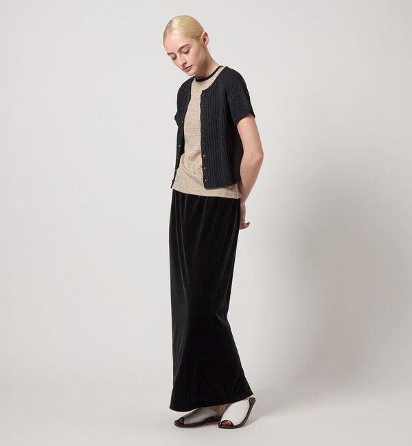 STEVEN ALAN「＜Steven Alan＞ベロア ロング スカート」|スカート|