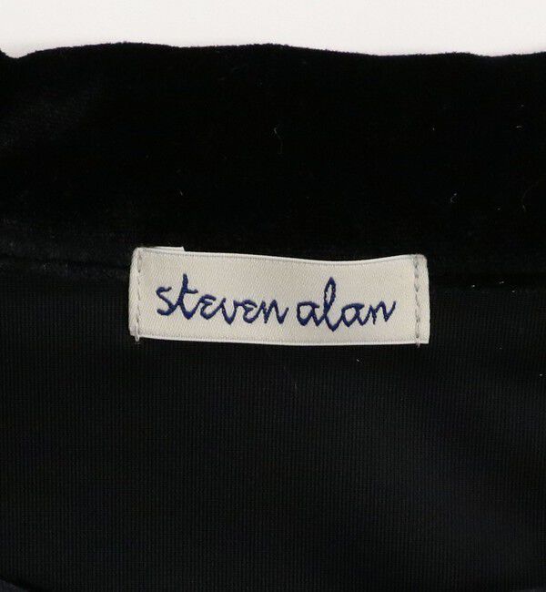 STEVEN ALAN「＜Steven Alan＞ベロア スキッパー ネック プルオーバー」|Tシャツ・カットソー|