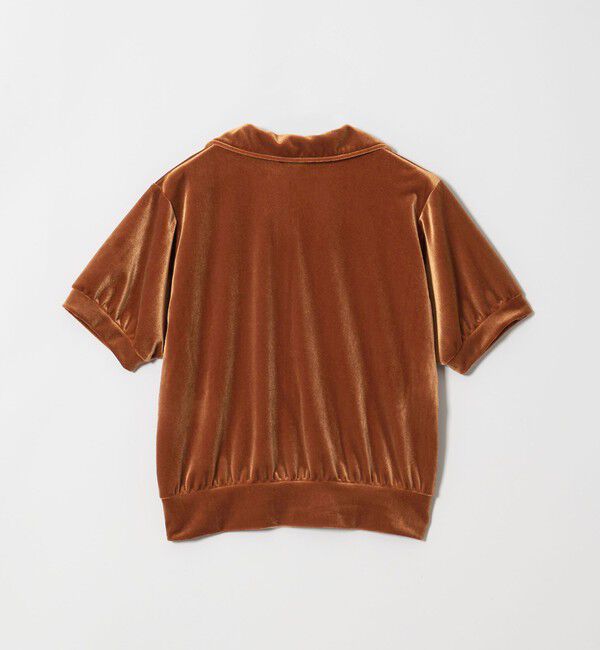 STEVEN ALAN「＜Steven Alan＞ベロア スキッパー ネック プルオーバー」|Tシャツ・カットソー|