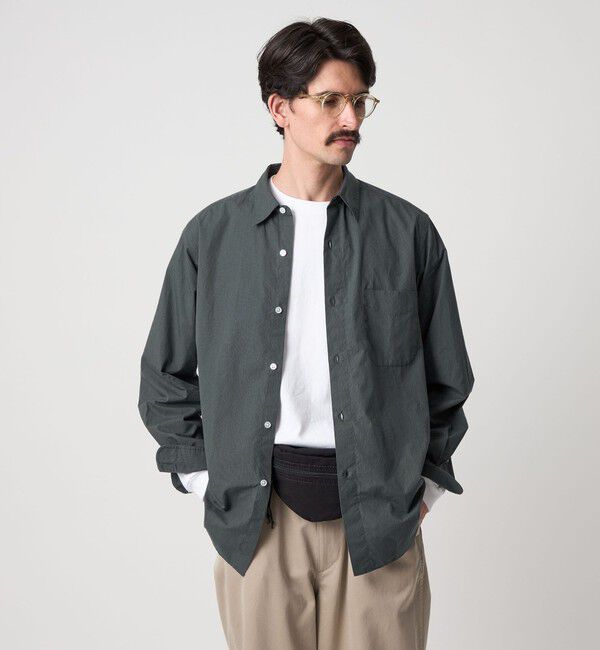 STEVEN ALAN「＜Steven Alan＞ 60 コンパクトヤーン ストライプ レギュラーカラー シャツ NARROW」|シャツ・ブラウス|