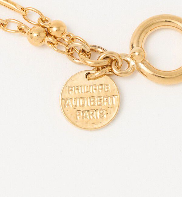 BEAUTY&YOUTH UNITED ARROWS「＜PHILIPPE AUDIBERT＞Garnet double ブレスレット/ゴールドカラー」|ブレスレット・バングル|