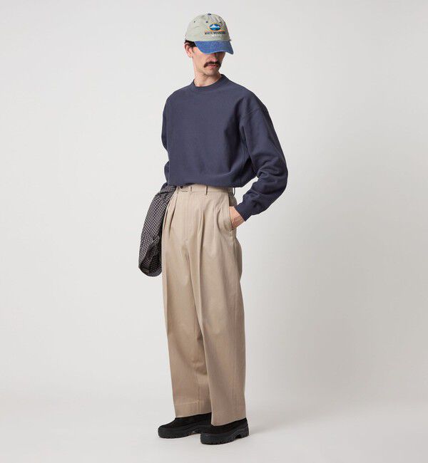 STEVEN ALAN「＜Steven Alan＞ ウエポン ニドム イン ツープリーツ ドレス トラウザーズ」|チノ|