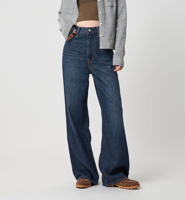 BEAUTY&YOUTH UNITED ARROWS「【国内EXCLUSIVE】＜Levi's＞RIBCAGE ワイドデニムパンツ」|デニム|ROYAL