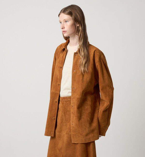 STEVEN ALAN「＜Steven Alan＞スエード シャツ」|シャツ・ブラウス|