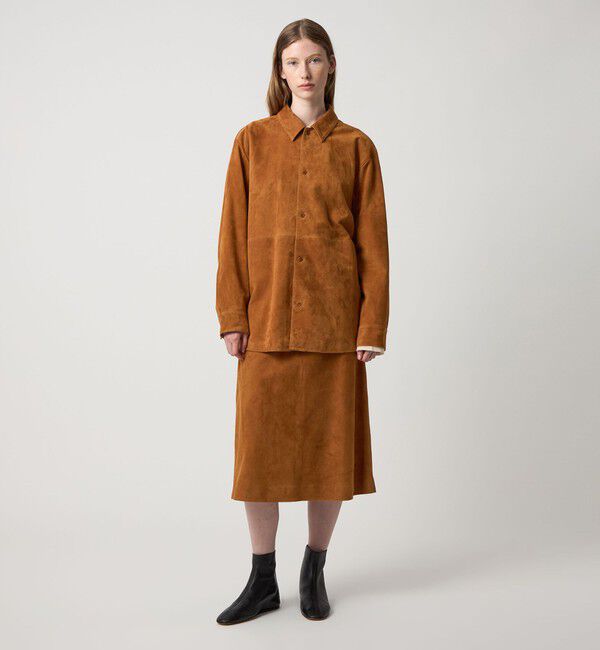 STEVEN ALAN「＜Steven Alan＞スエード シャツ」|シャツ・ブラウス|