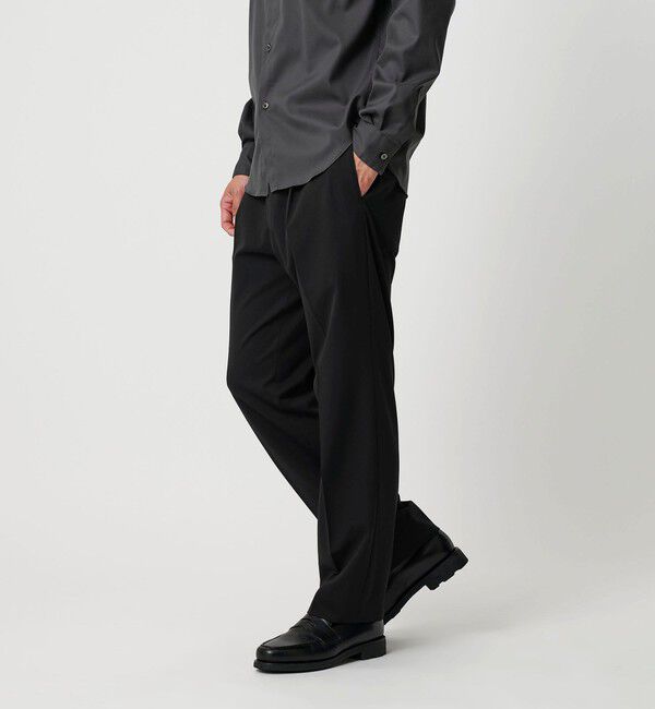 BEAUTY&YOUTH UNITED ARROWS「2W TR イージースラックス NO.5 タテヨコストレッチ」|チノ|BLACK